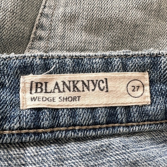 BLANK NYC Embroidered Coastal Cowgirl Wedge Shorts (Size:27) - Picture 10 of 10